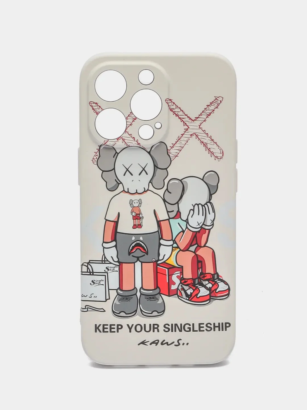 Слоновая кость чехол Kaws для iPhone 13 Pro