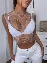Белый топ женский