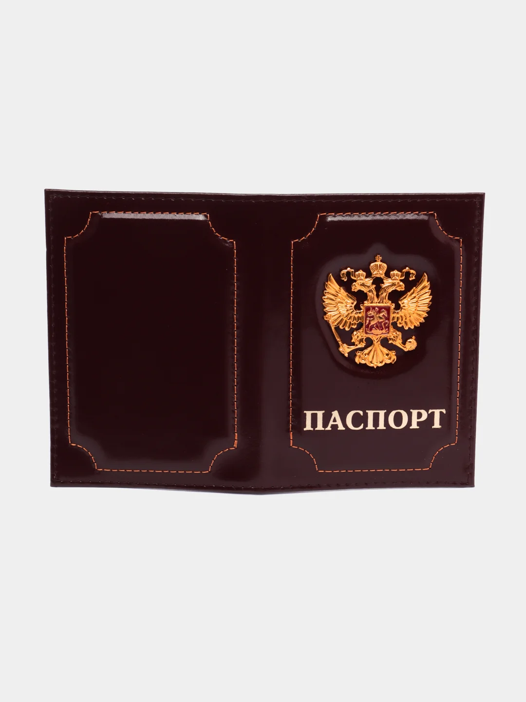 Обложка для паспорта, цвет бордовый