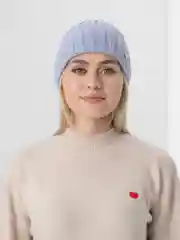 Сиреневый шапка бини, женская