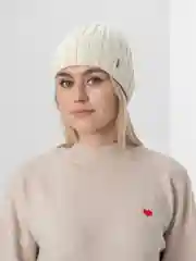 Кремовый шапка бини, женская