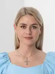 Салатовый подвеска женская Крестик
