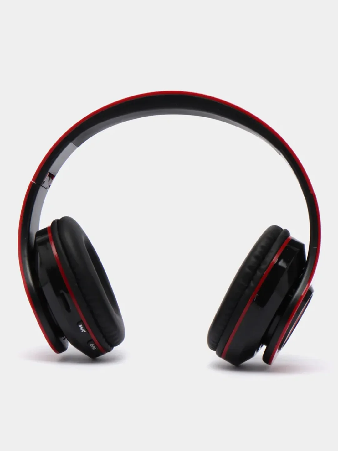 Красный полноразмерные игровые наушники с RGB подсветкой Tws