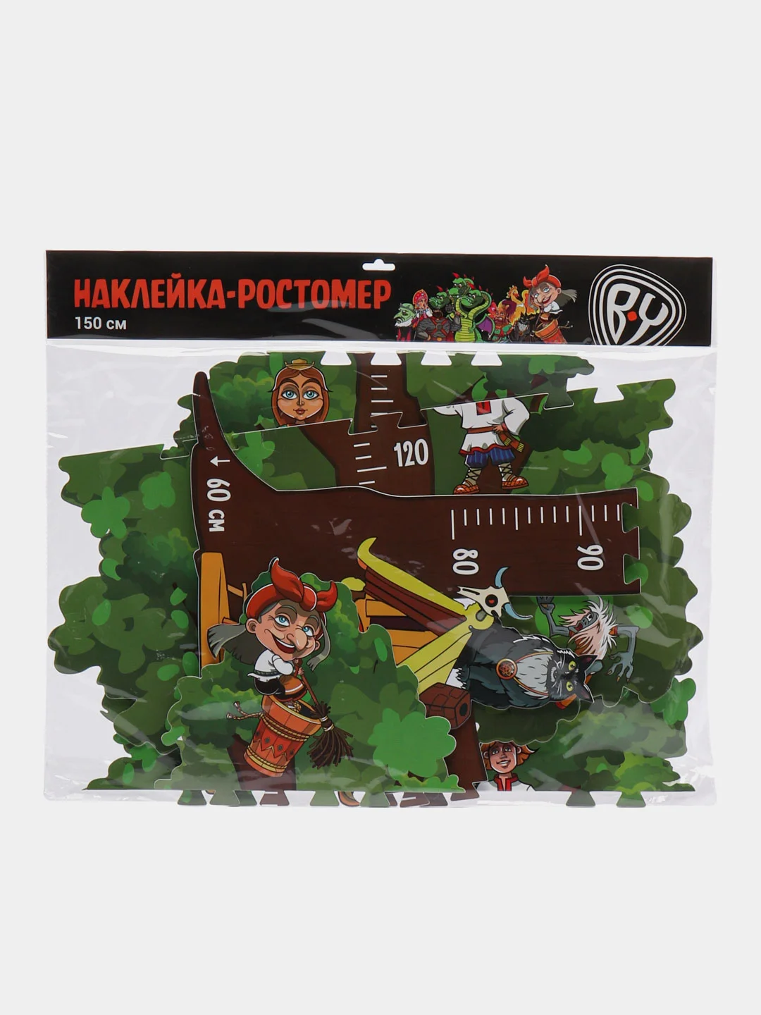 Наклейка-ростомер детская, ПЭВА, 150 см, 2 дизайна