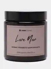 Ароматическая свеча Love now "Розовое шампанское"