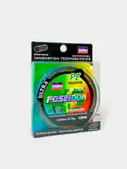 Плетеный шнур-леска DAIWA Poseidon Ultra X5 Color, 125 м, цветовой маркер 10 м