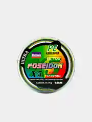 Плетеный шнур-леска DAIWA Poseidon Ultra X5 Color, 125 м, цветовой маркер 10 м