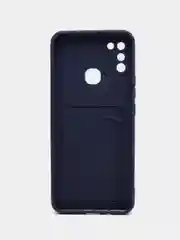 Темно-синий чехол c отделом под карту для Infinix Hot 10 Lite, Hot 12 Play, Hot 12i, Smart 6