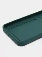 Зеленый чехол c отделом под карту для Infinix Hot 10 Lite, Hot 12 Play, Hot 12i, Smart 6