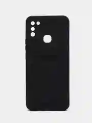 Черный чехол c отделом под карту для Infinix Hot 10 Lite, Hot 12 Play, Hot 12i, Smart 6