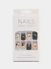 Белый накладные ногти