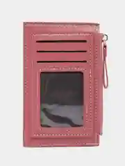 Коралловый меланж кошелек картхолдер женский, для банковских карт