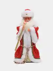 Дед Мороз "Посох с кристаллом", двигается, 38 см, красный