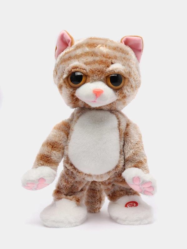 Интерактивная игрушка "Котёнок Сэм", цвет бежевый