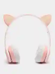 Розовый наушники беспроводные Bluetooth c кошачьими ушками CAT EAR STN-28