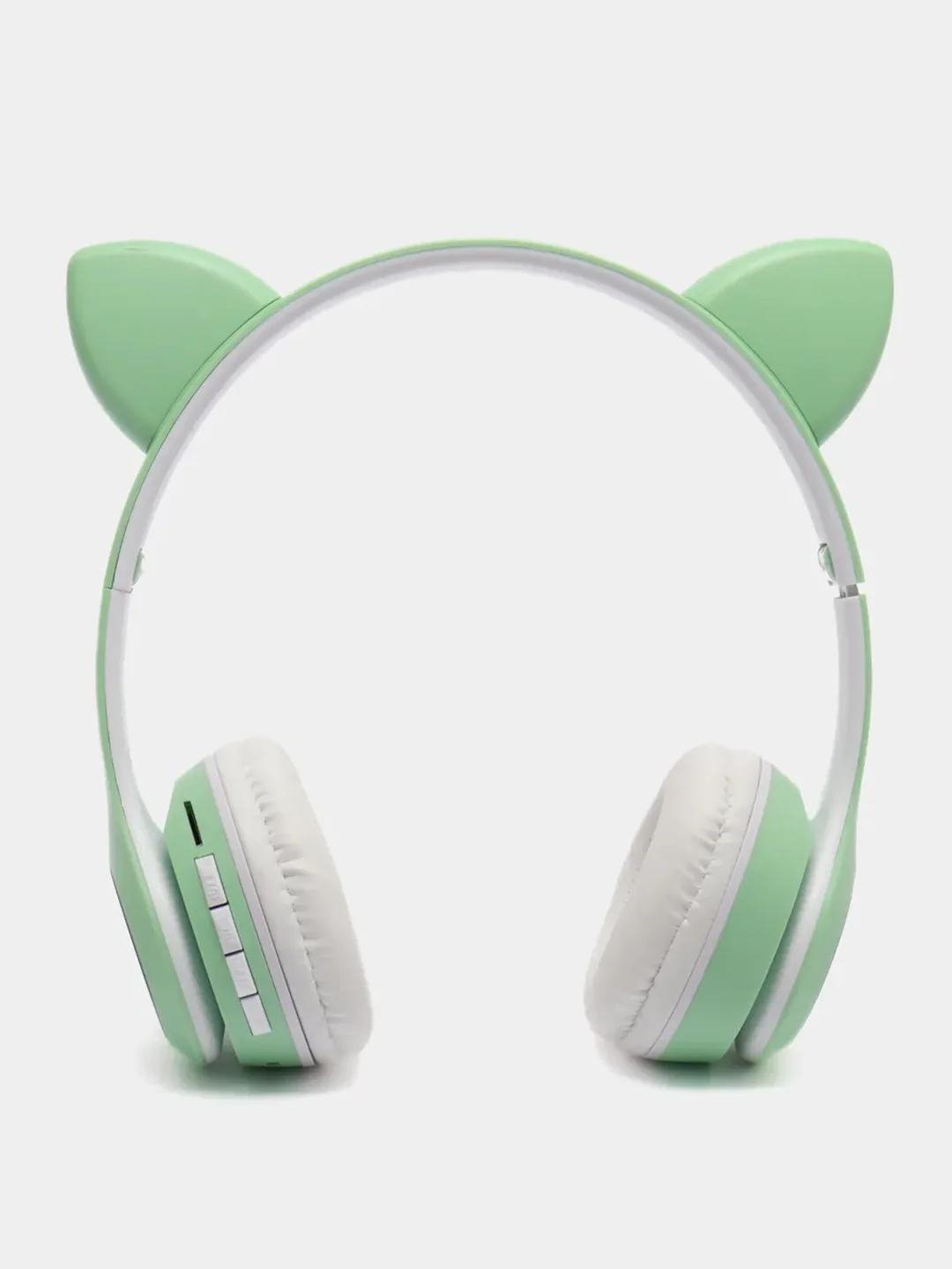 Тёмно-бирюзовый наушники беспроводные Bluetooth c кошачьими ушками CAT EAR STN-28