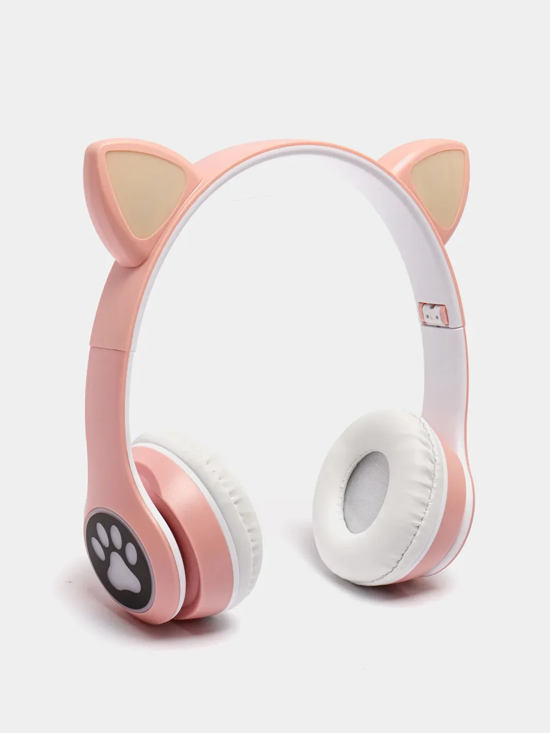 Розовый наушники беспроводные Bluetooth c кошачьими ушками CAT EAR STN-28