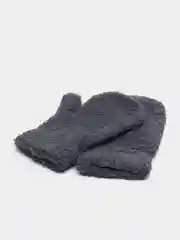 Серый варежки детские, вязаные, 1-4 года