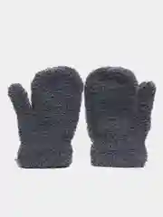 Серый варежки детские, вязаные, 1-4 года