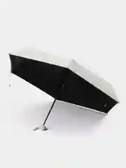 Белый зонт с футляром карманный