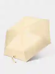 Светло-жёлтый зонт с футляром карманный