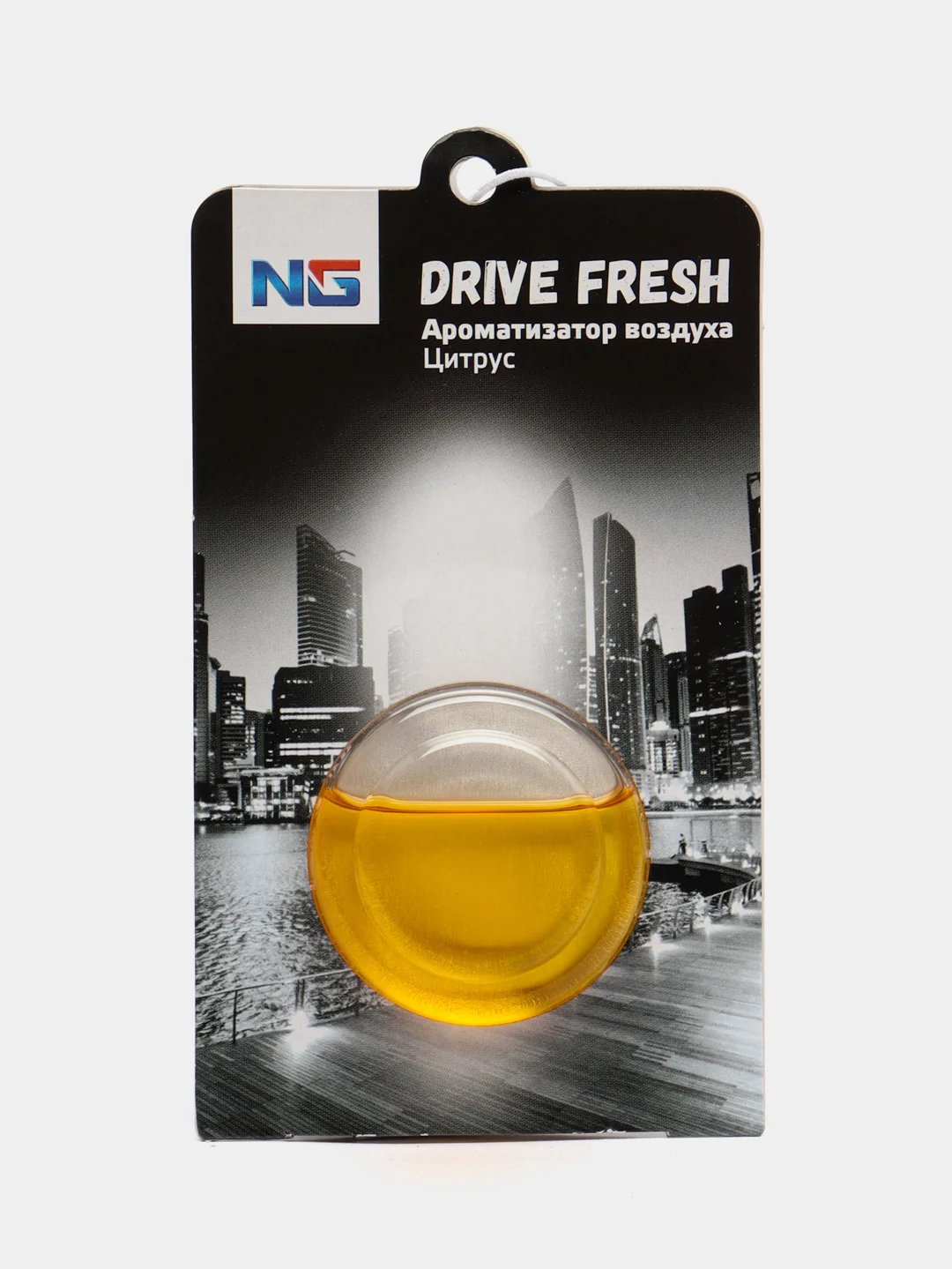 Ароматизатор воздуха для автомобиля мембрана Drive Fresh летний бриз цитрус