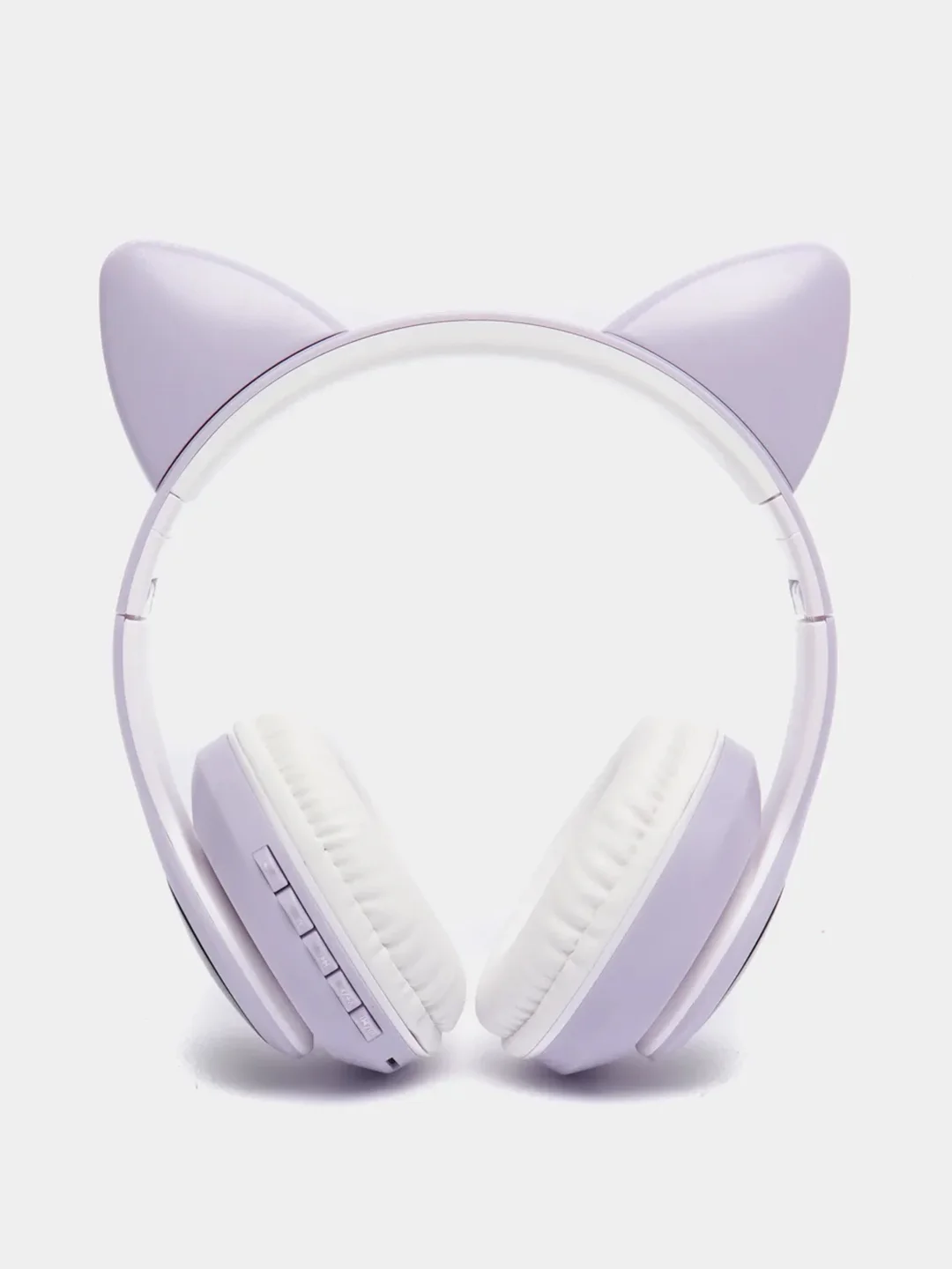 Фиолетовый безпроводные Bluetooth наушники с кошачими светящими ушками CAT STN-28