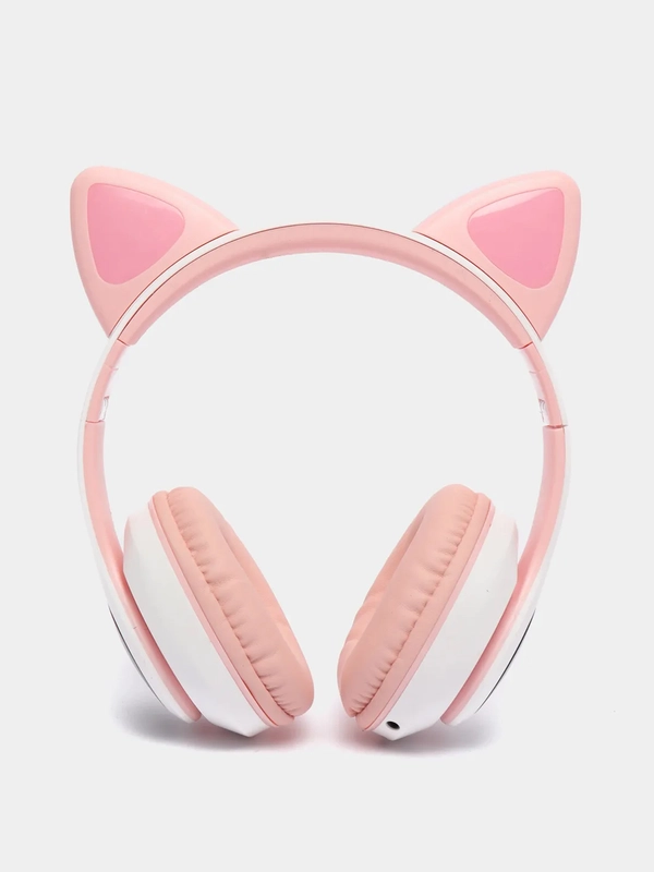 Безпроводные Bluetooth наушники с кошачими светящими ушками CAT STN-28