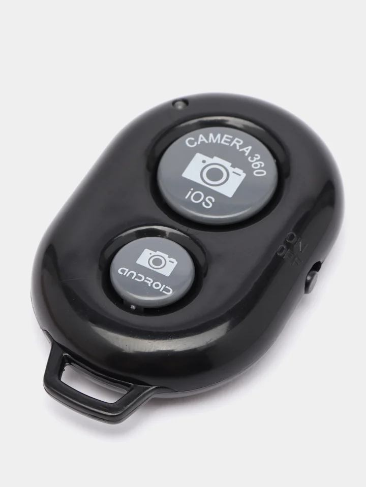 Золотой пульт - кнопка для селфи / Селфи кнопка / Блютуз пульт / bluetooth кнопка  для штатива и телефонов