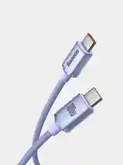 Аметистовый кабель Baseus Crystal Shine Fast Charging Data Cable Type-C/Type-C 100W(для Android)