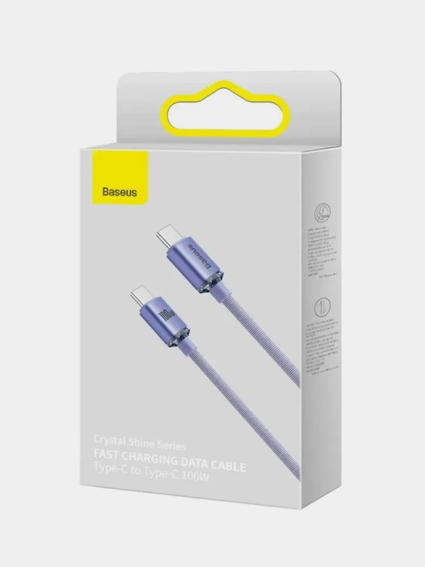 Кабель Baseus Crystal Shine Fast Charging Data Cable Type-C/Type-C 100W(для Android)