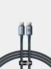 Синий кабель Baseus Crystal Shine Fast Charging Data Cable Type-C/Type-C 100W(для Android)