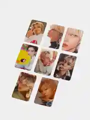 Белый набор K-pop карточек "Stray Kids"