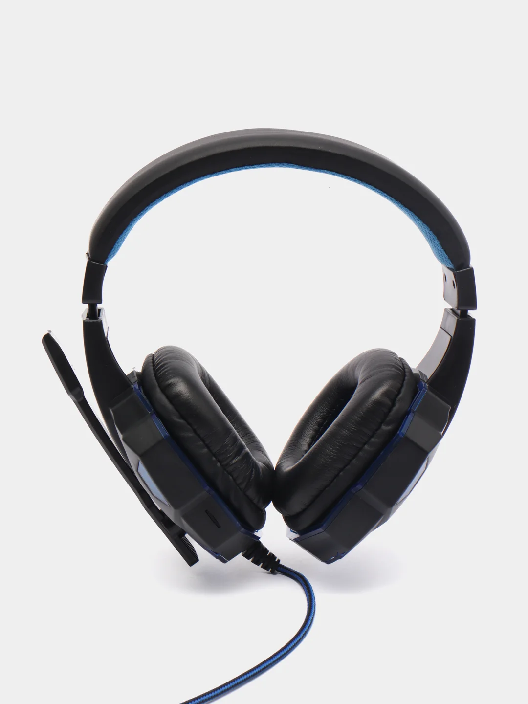 Синий наушники игровые SY830MV с микрофоном/ Игровая гарнитура/ Компьютерные игровые наушники
