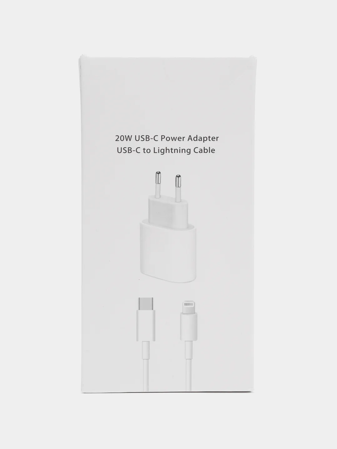 Зарядное устройство для iPhone: блок Type-C, 20W и кабель Type-C - Lightning