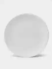 Тарелка фарфоровая обеденная White Label, d=20 см, цвет белый