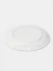 Тарелка фарфоровая обеденная White Label, d=20 см, цвет белый