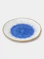 Тарелка керамическая Доляна "Космос", d=18,5 см, цвет синий