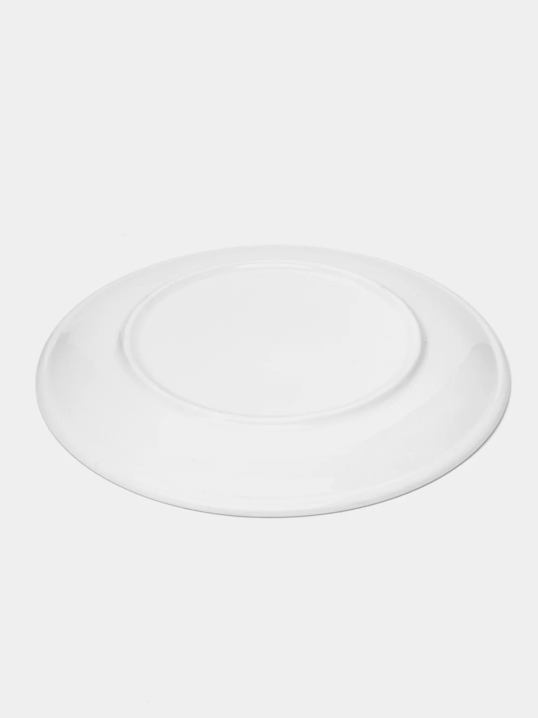 Тарелка фарфоровая обеденная White Label, d=22,5 см, цвет белый