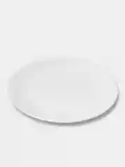 Тарелка фарфоровая обеденная White Label, d=25 см, цвет белый