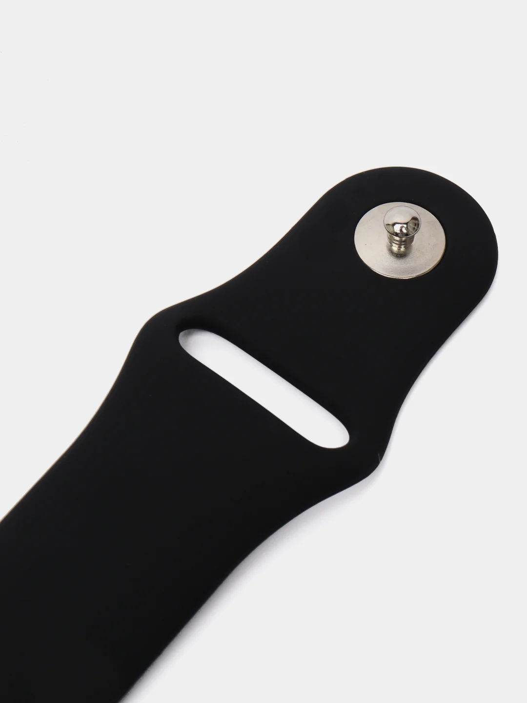 Черный силиконовый ремешок для Apple Watch 3, 4, 5, 6, SE, 7 на 38/42/40/44/45