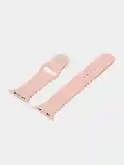 Розовый силиконовый ремешок для Apple Watch 3, 4, 5, 6, SE, 7 на 38/42/40/44/45