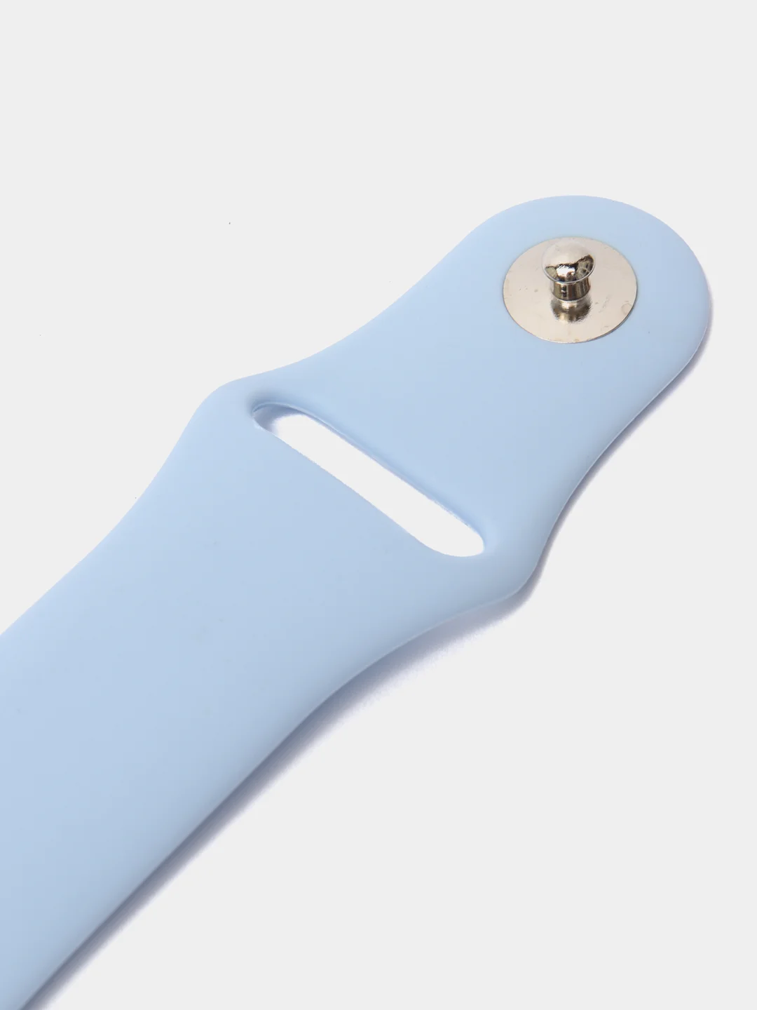 Небесно-голубой силиконовый ремешок для Apple Watch 3, 4, 5, 6, SE, 7 на 38/42/40/44/45