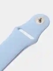 Небесно-голубой силиконовый ремешок для Apple Watch 3, 4, 5, 6, SE, 7 на 38/42/40/44/45