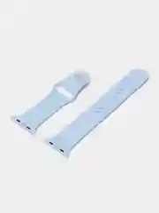 Небесно-голубой силиконовый ремешок для Apple Watch 3, 4, 5, 6, SE, 7 на 38/42/40/44/45