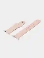 Пудровый силиконовый ремешок для Apple Watch 3, 4, 5, 6, SE, 7 на 38/42/40/44/45