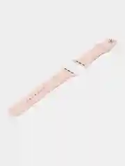 Пудровый силиконовый ремешок для Apple Watch 3, 4, 5, 6, SE, 7 на 38/42/40/44/45