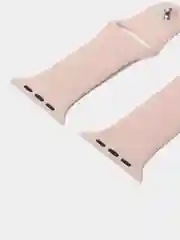 Пудровый силиконовый ремешок для Apple Watch 3, 4, 5, 6, SE, 7 на 38/42/40/44/45