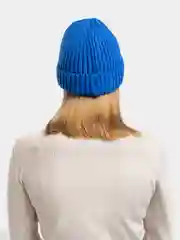 Лазурный шапка шерстяная унисекс