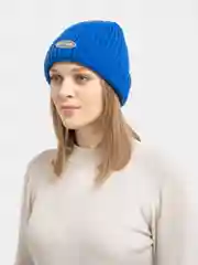 Лазурный шапка шерстяная унисекс
